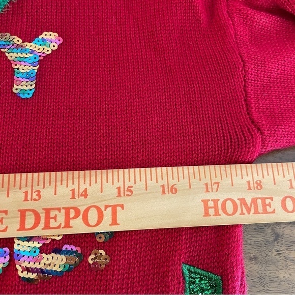 33 Degrees Christmas Sweater Naughty is the New Nice Ugly dog - Picture 6 of 7